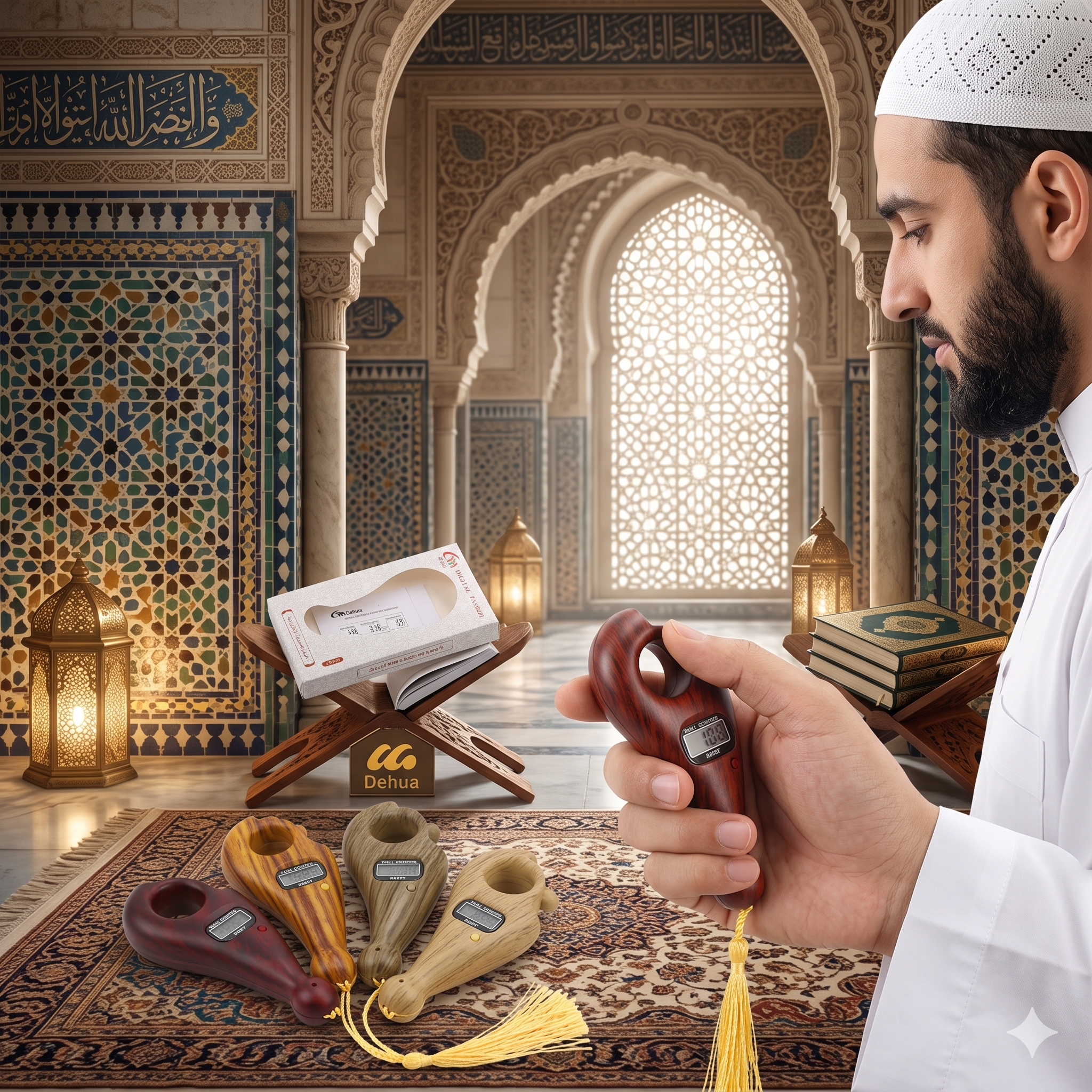 Digital Tasbih Counter with Athan Alarm