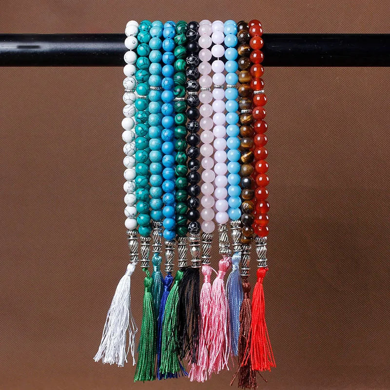 Natural Stone Tasbih Bracelet