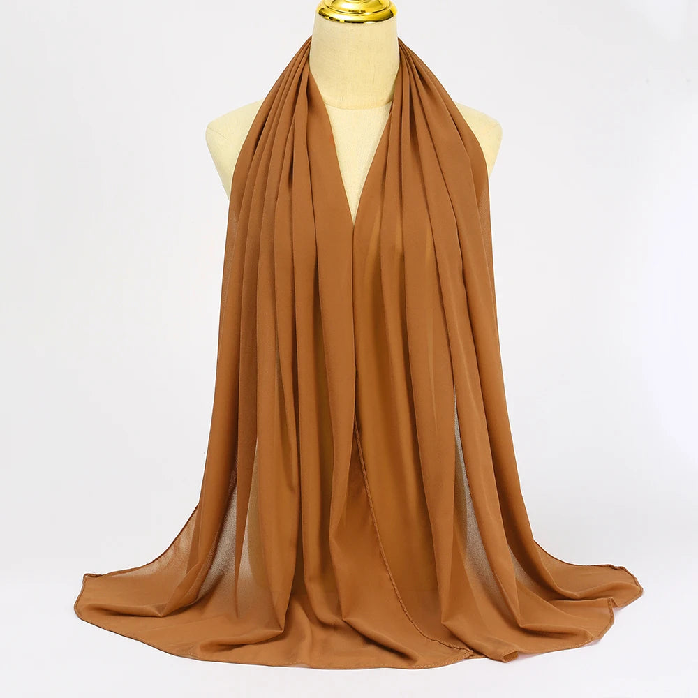 Muslim Chiffon Hijab Scarf Women