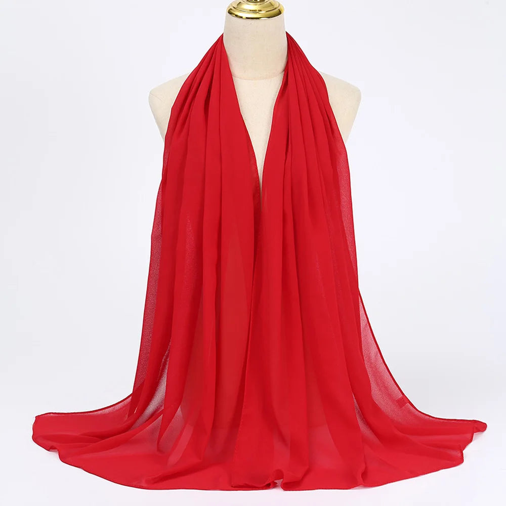 Muslim Chiffon Hijab Scarf Women