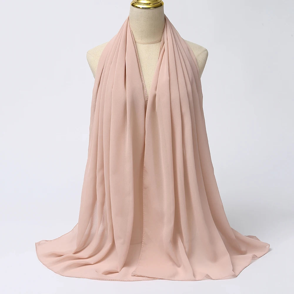 Muslim Chiffon Hijab Scarf Women