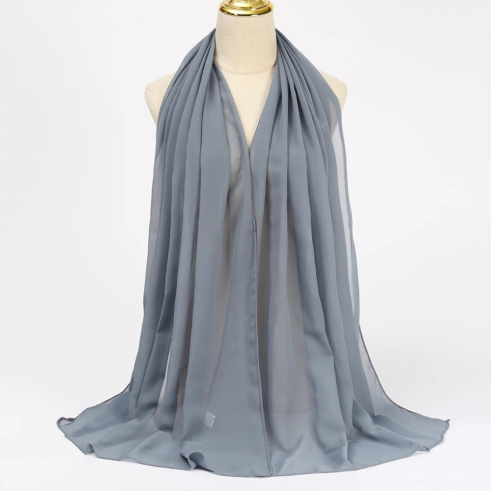 Muslim Chiffon Hijab Scarf Women