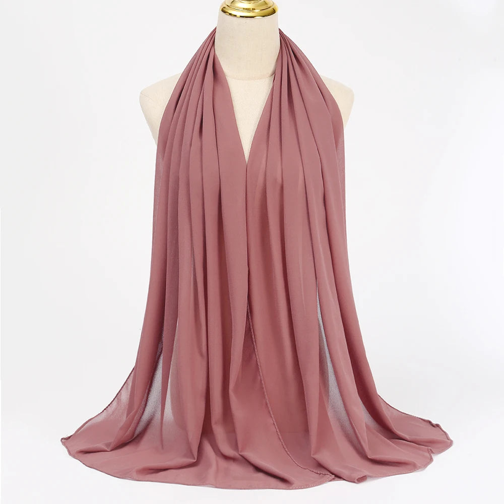Muslim Chiffon Hijab Scarf Women