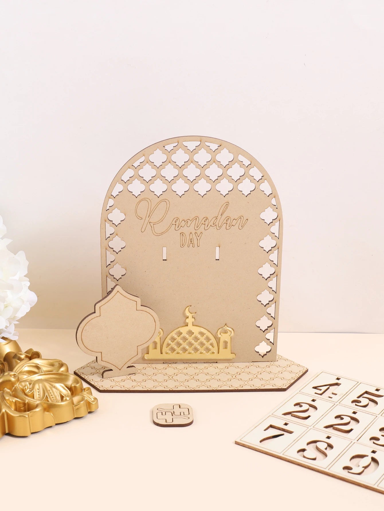 Ramadan Wooden Countdown Calendar
