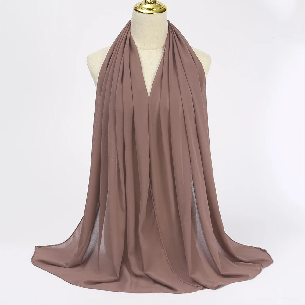 Muslim Chiffon Hijab Scarf Women