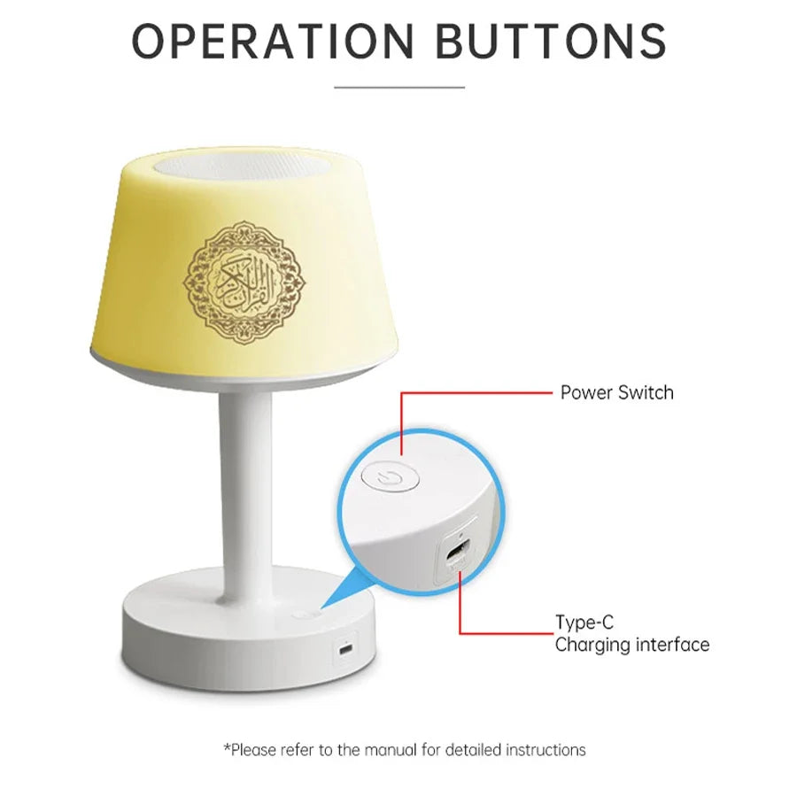 Quran Bluetooth Speaker Night Light
