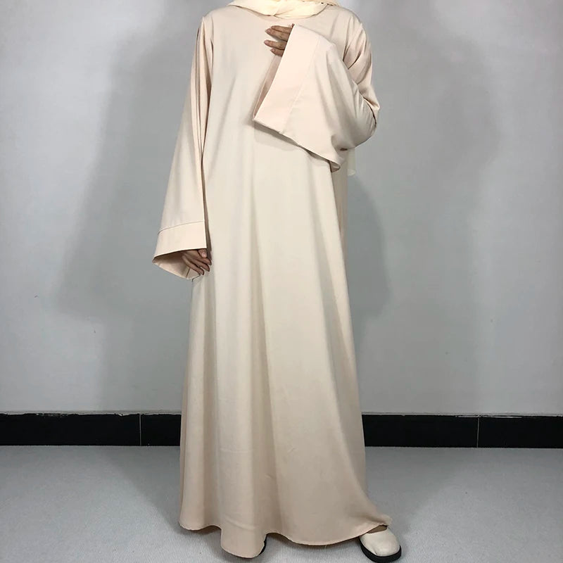 Plain Nida Abaya with Belt