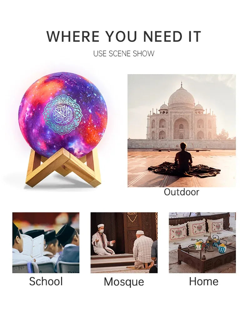 Quran Bluetooth Speaker Night Light