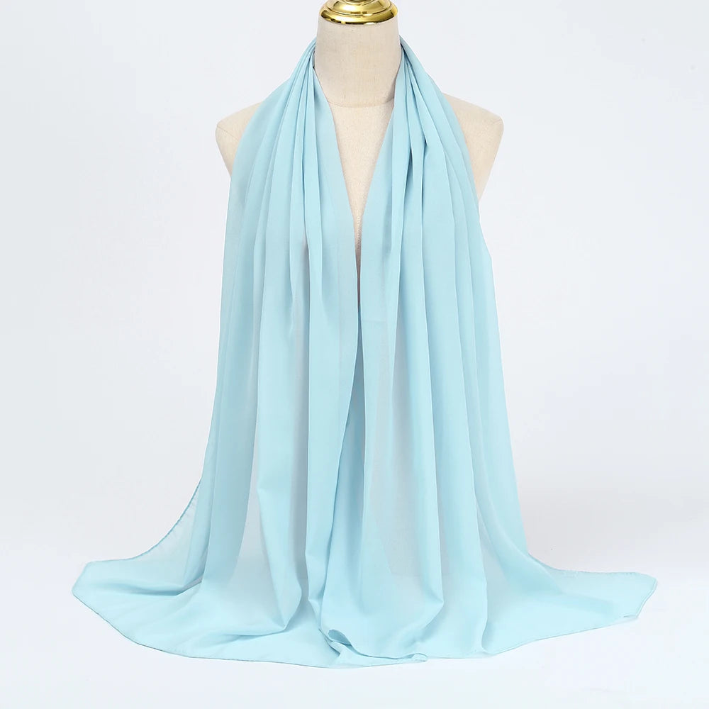 Muslim Chiffon Hijab Scarf Women
