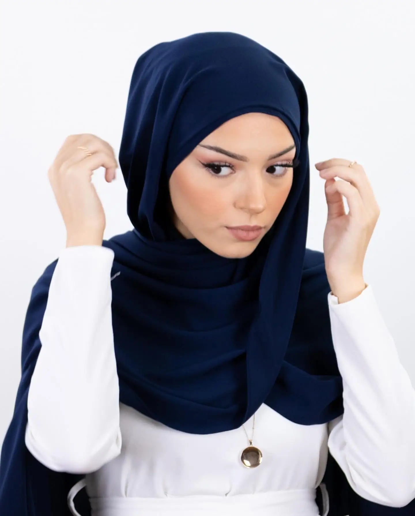 Pin-Free Instant Chiffon Hijab