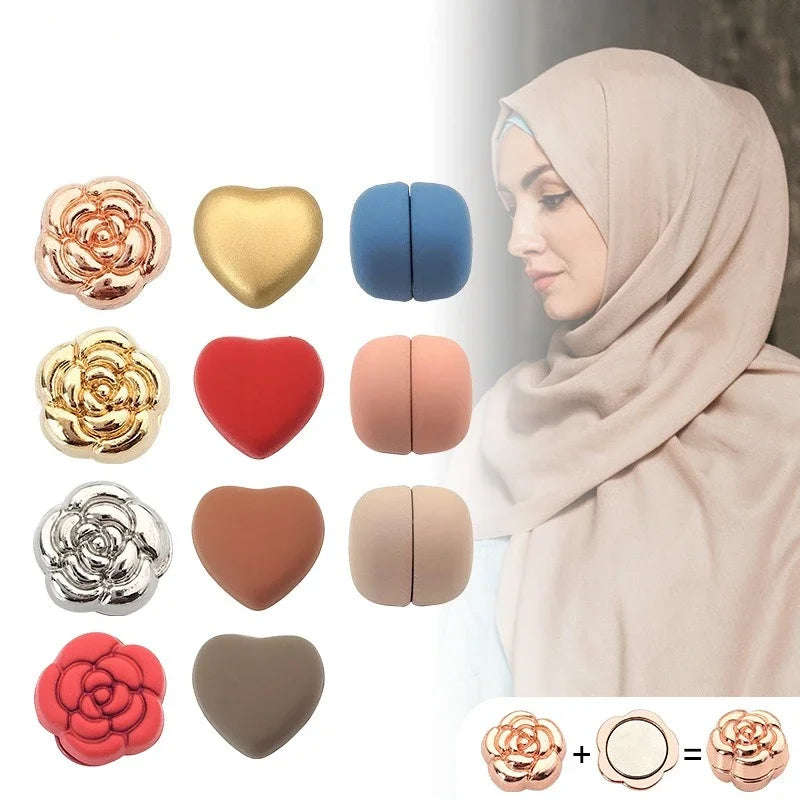 Magnetic Hijab Brooch Pin