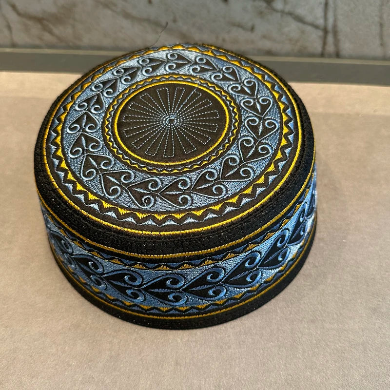 Embroidered Muslim Prayer Cap