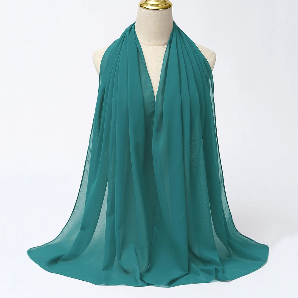 Muslim Chiffon Hijab Scarf Women