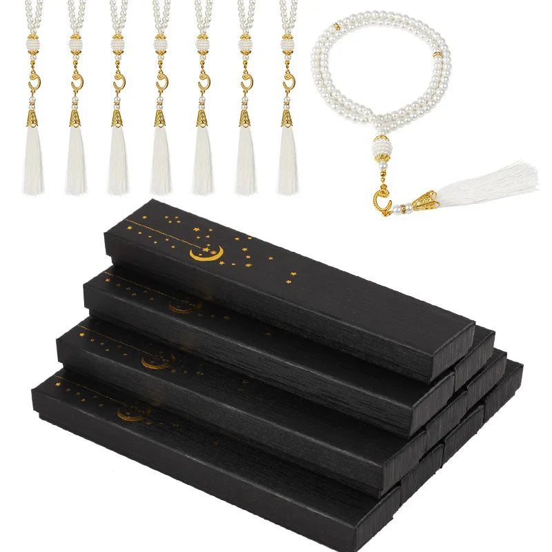 Glass Tasbih Prayer Beads Set