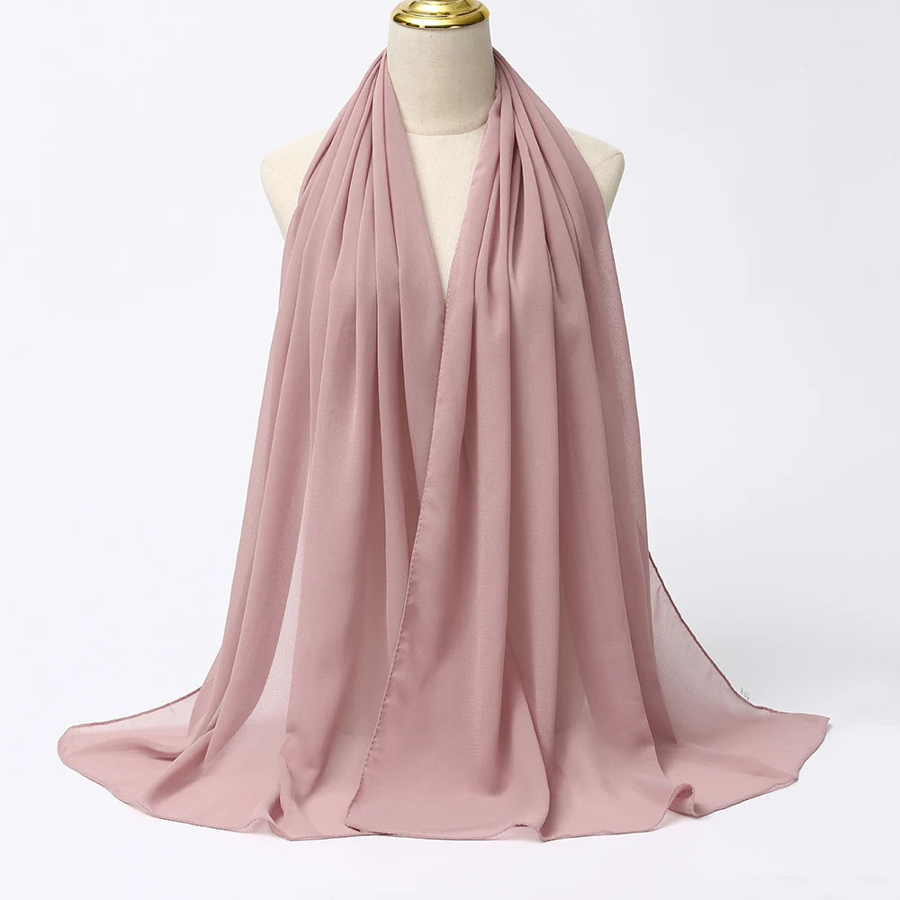 Muslim Chiffon Hijab Scarf Women