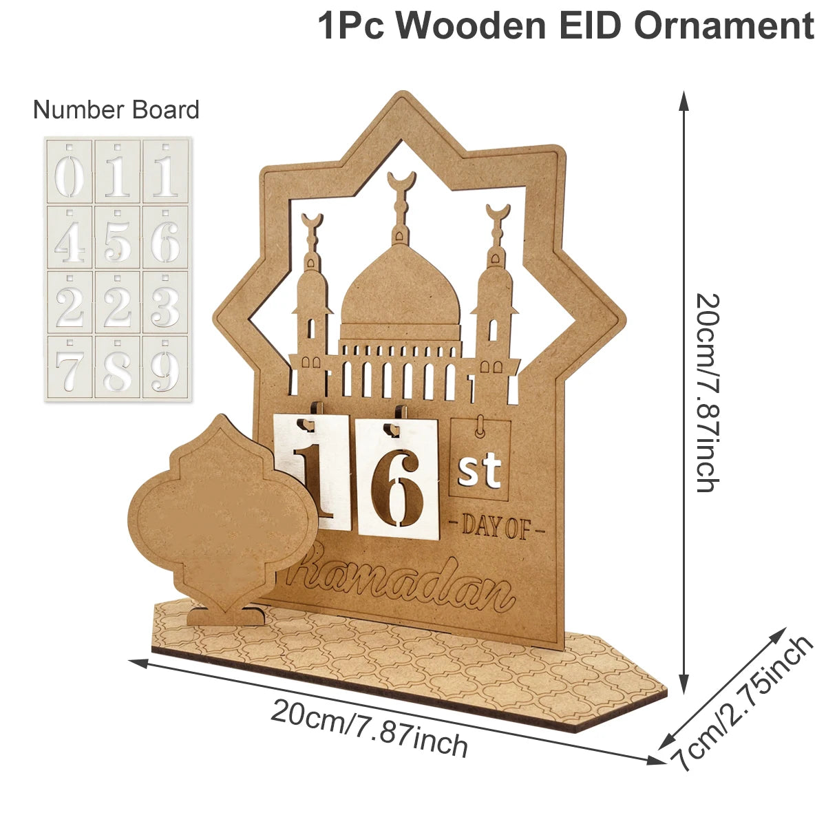 Ramadan Countdown Calendar Ornament
