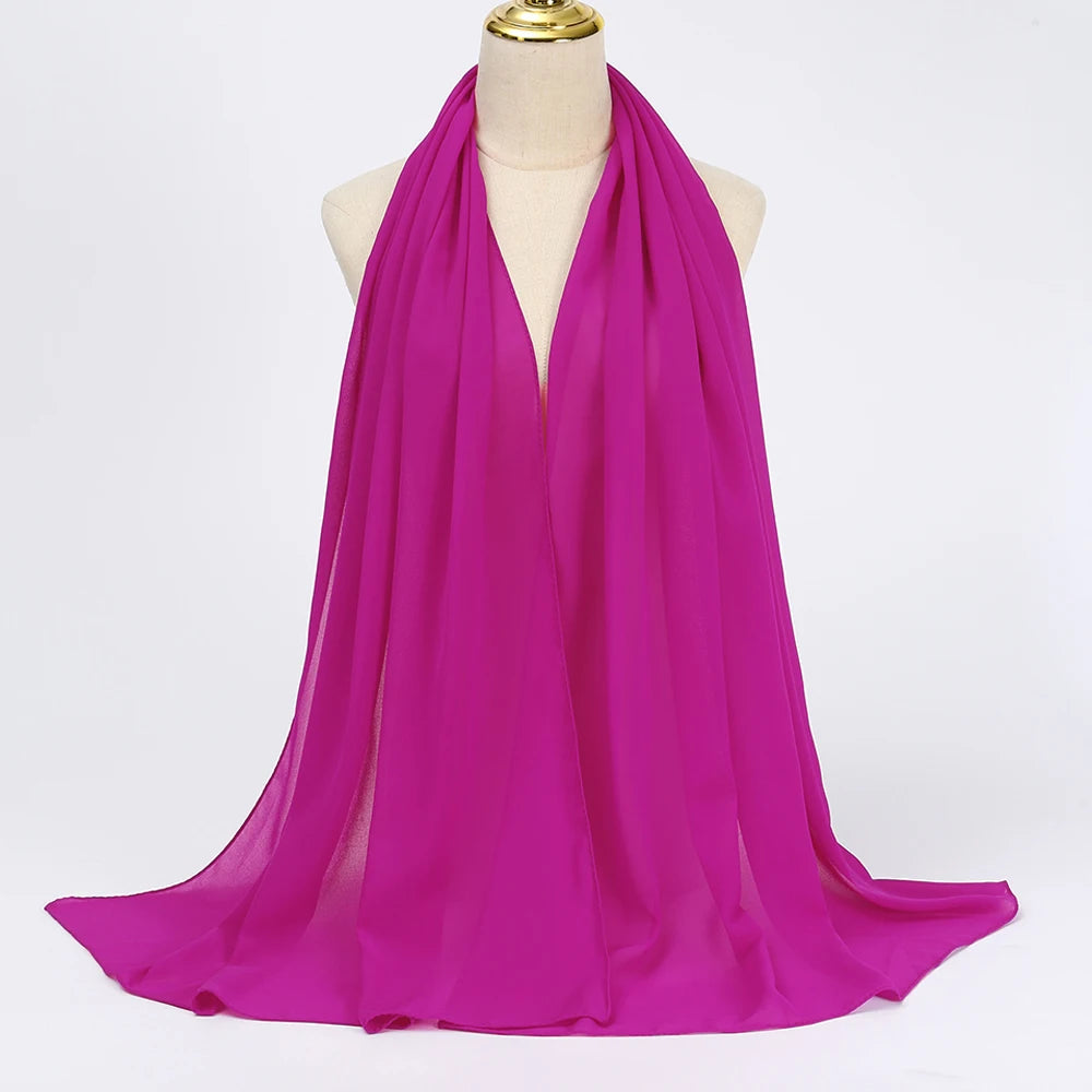 Muslim Chiffon Hijab Scarf Women