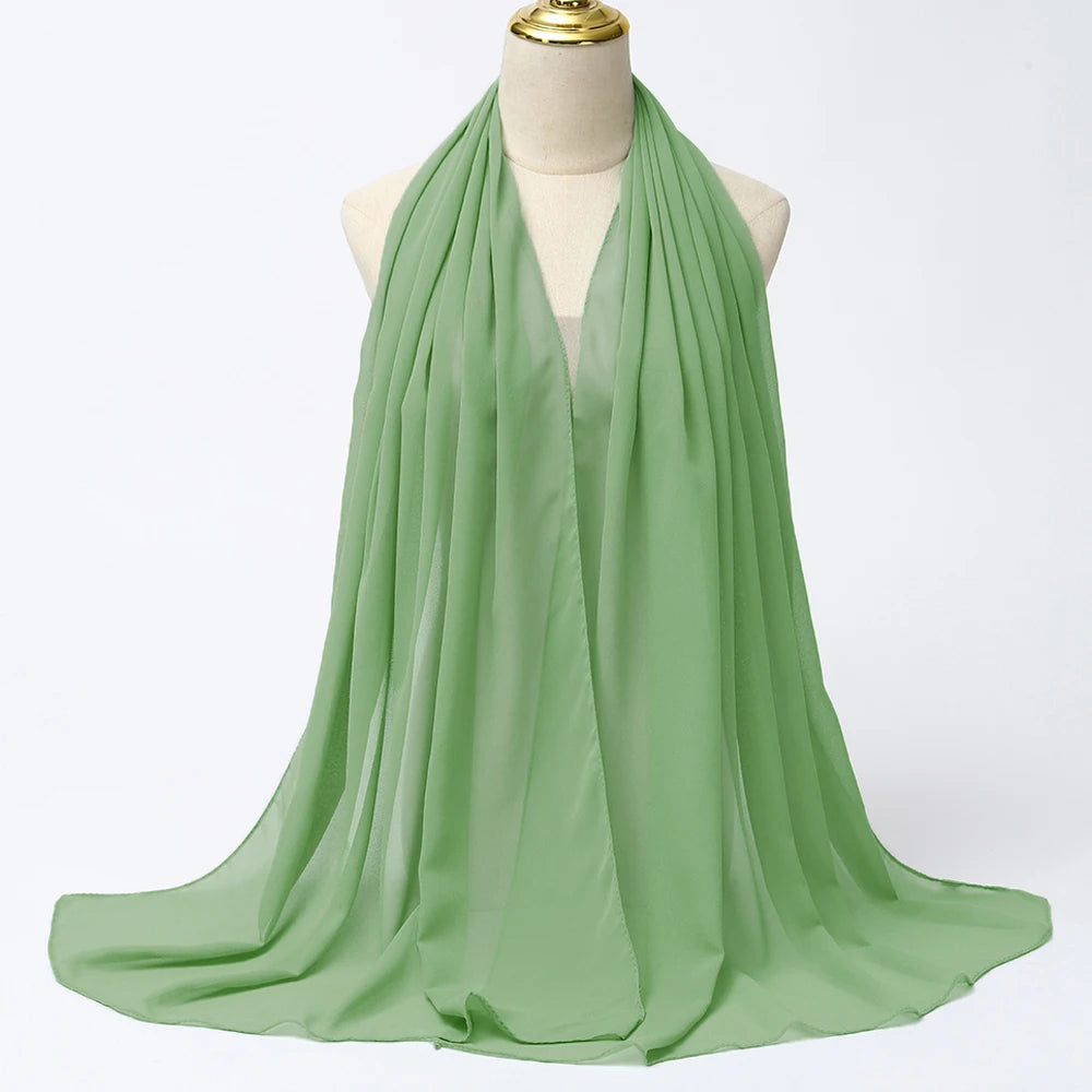 Muslim Chiffon Hijab Scarf Women