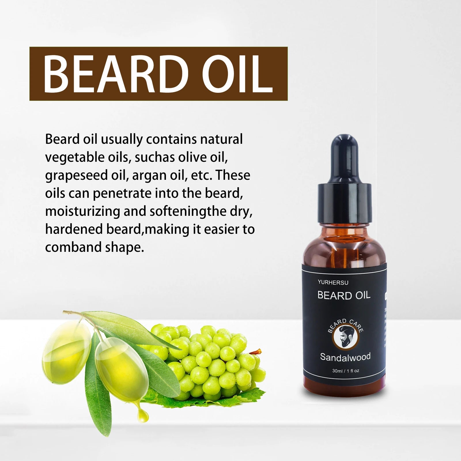 Natural Beard Growth Oil