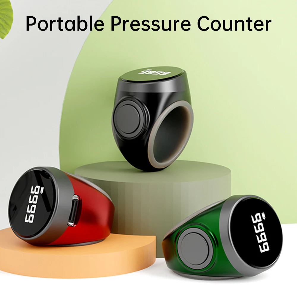 Digital Tasbih Counter Ring