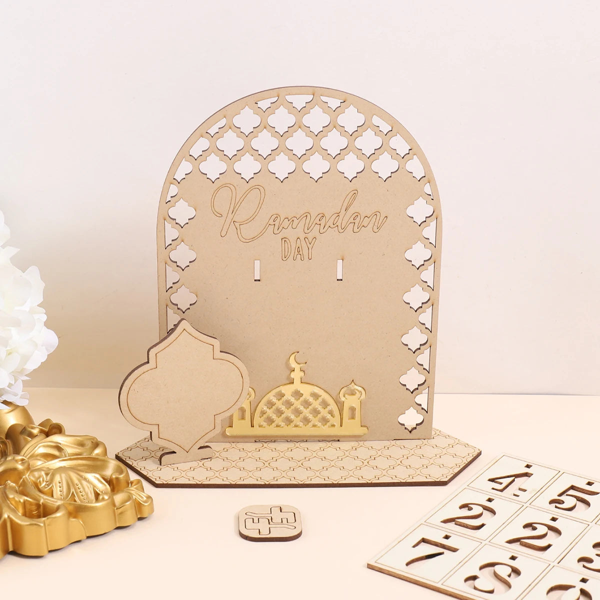 Ramadan Wooden Countdown Calendar