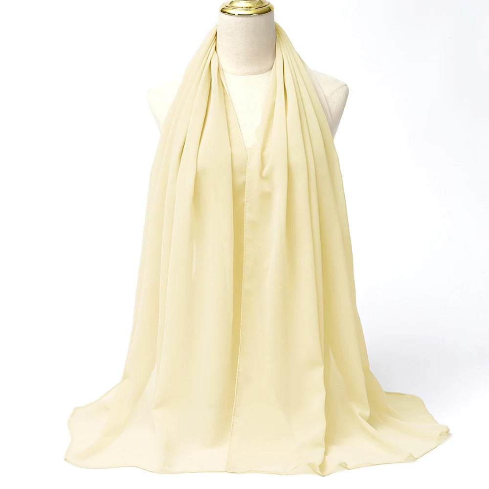 Muslim Chiffon Hijab Scarf Women
