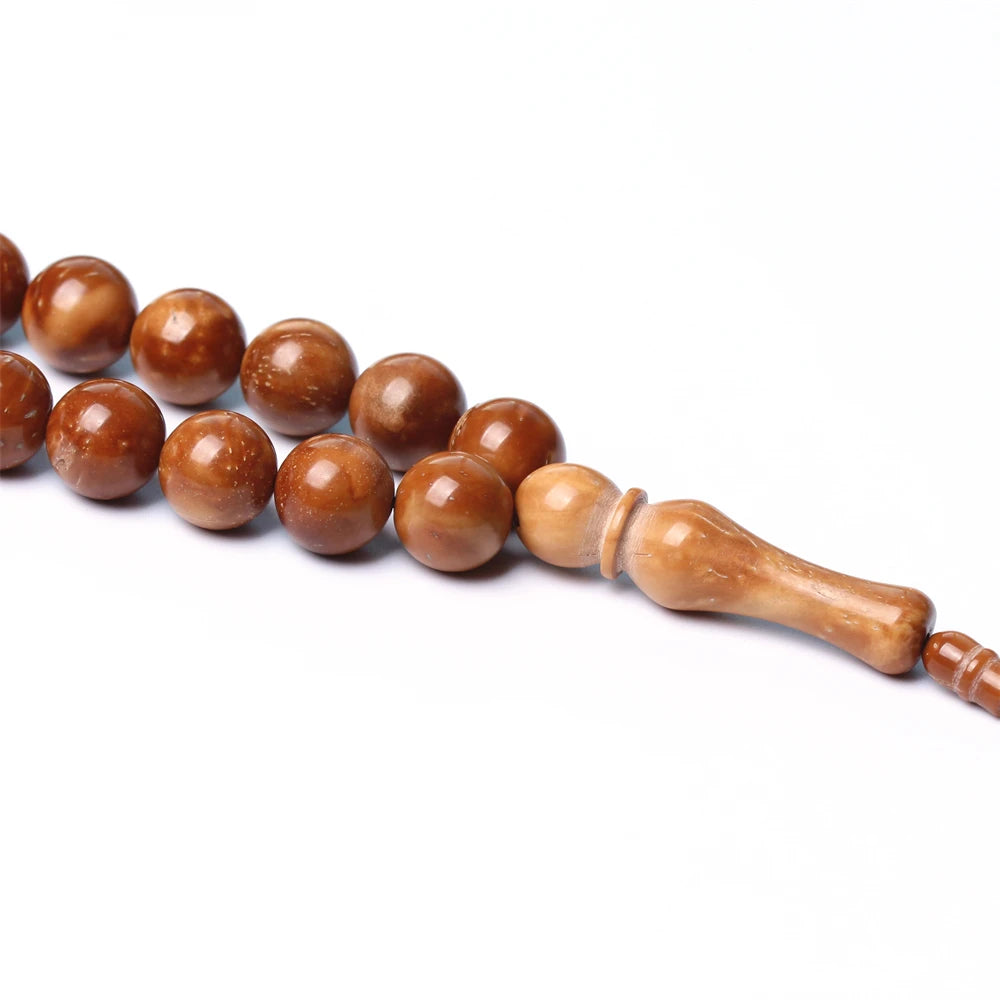 Natural Wood Tasbih Prayer Beads