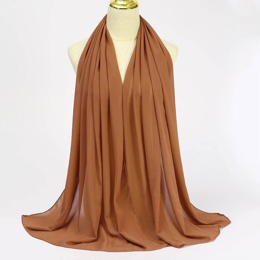 Muslim Chiffon Hijab Scarf Women