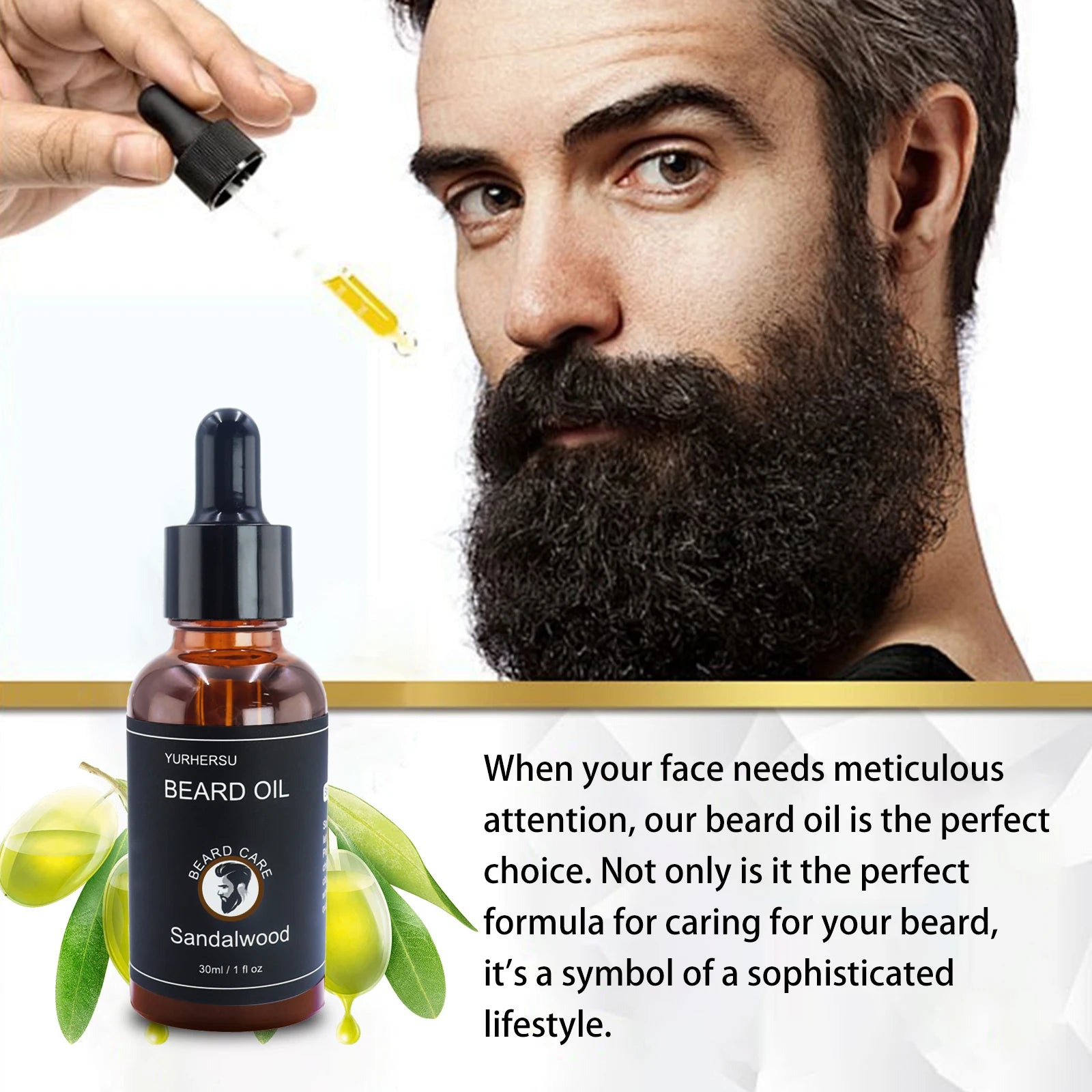 Natural Beard Growth Oil