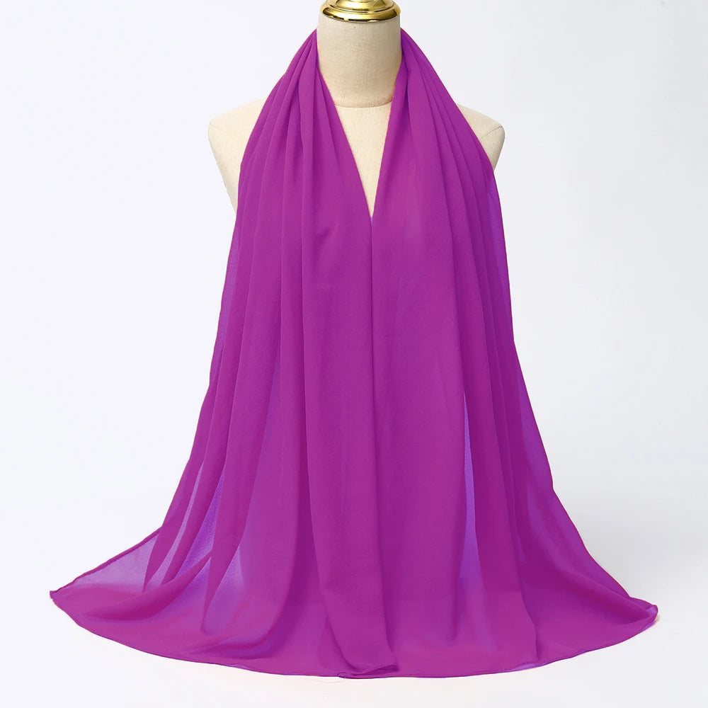 Muslim Chiffon Hijab Scarf Women