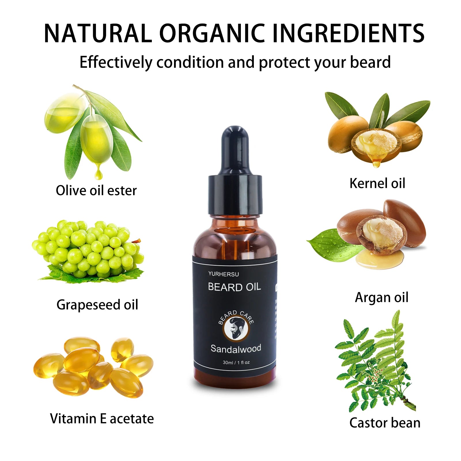 Natural Beard Growth Oil