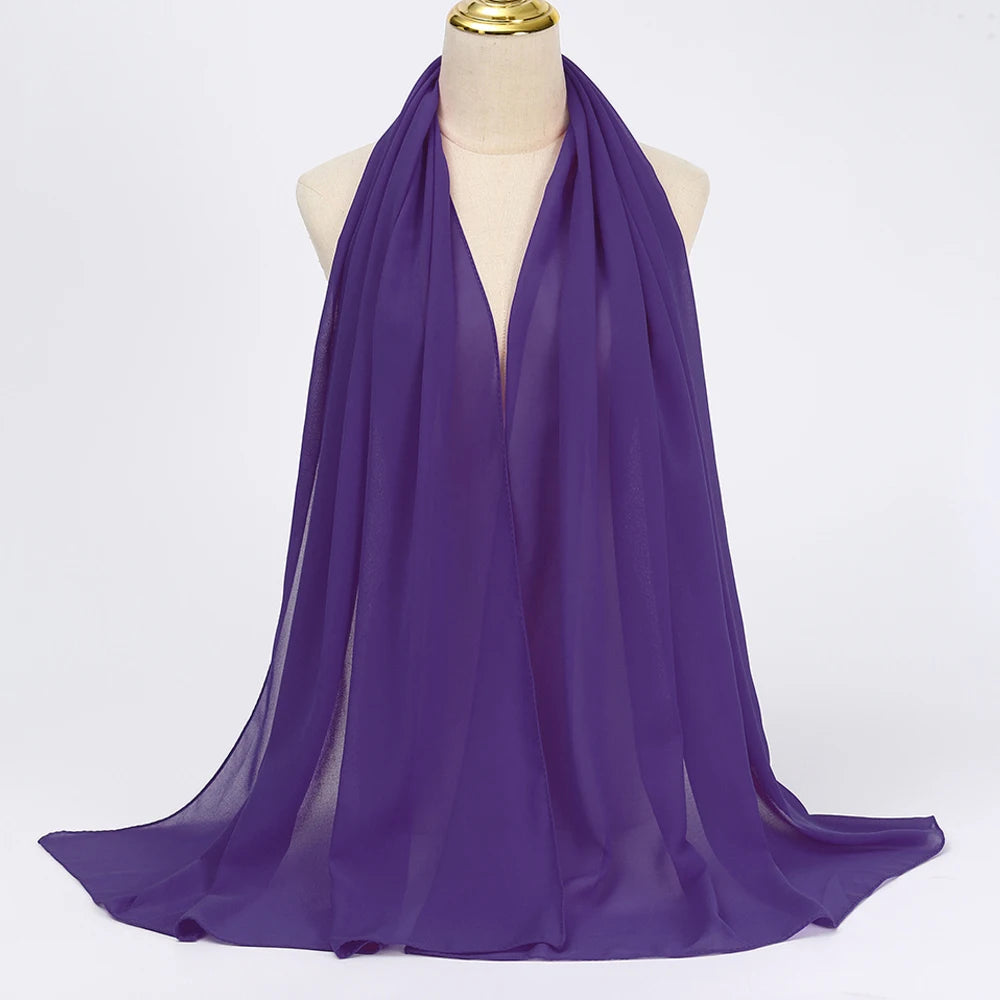 Muslim Chiffon Hijab Scarf Women