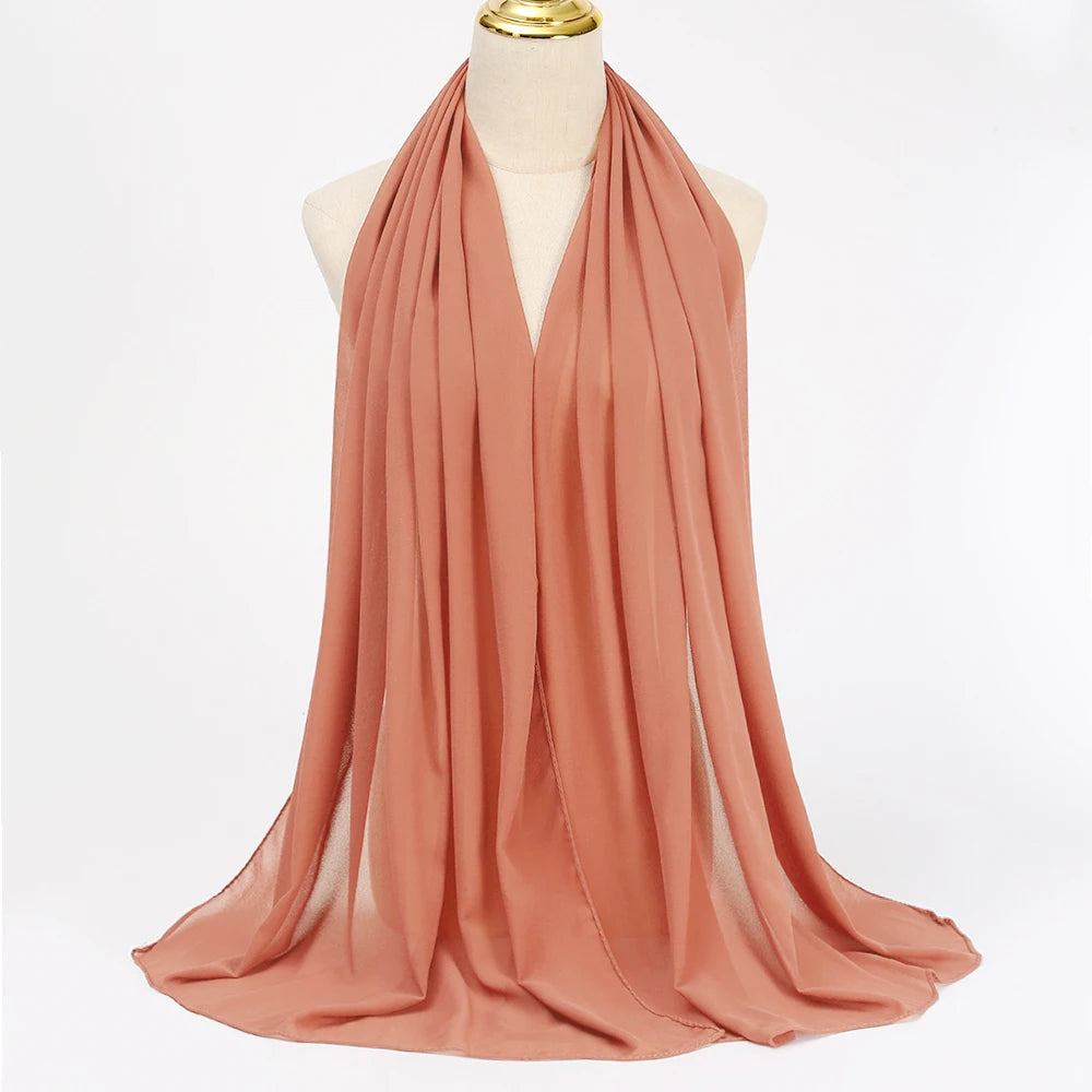 Muslim Chiffon Hijab Scarf Women