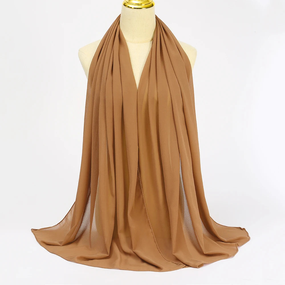 Muslim Chiffon Hijab Scarf Women