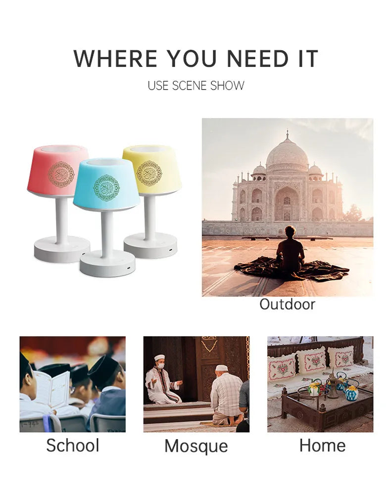 Quran Bluetooth Speaker Night Light