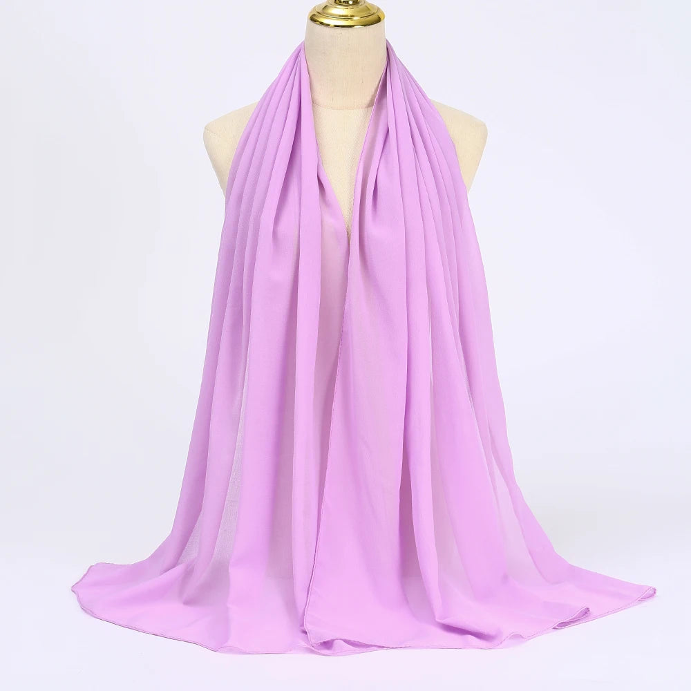 Muslim Chiffon Hijab Scarf Women