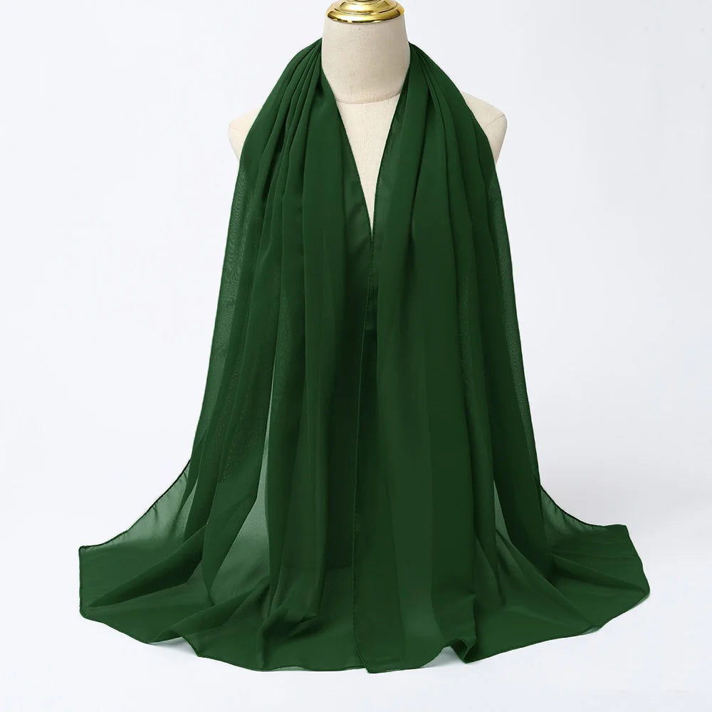 Muslim Chiffon Hijab Scarf Women