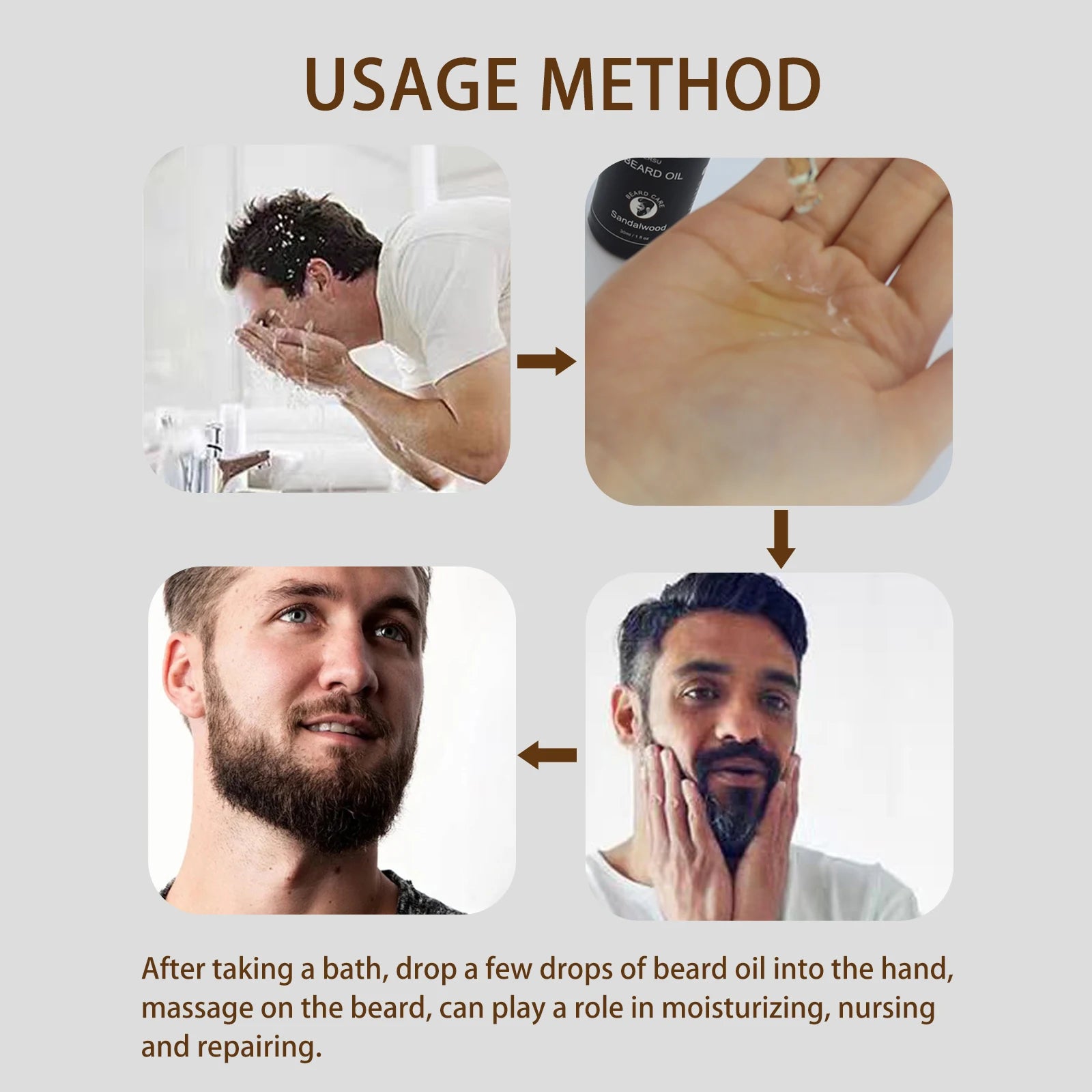 Natural Beard Growth Oil