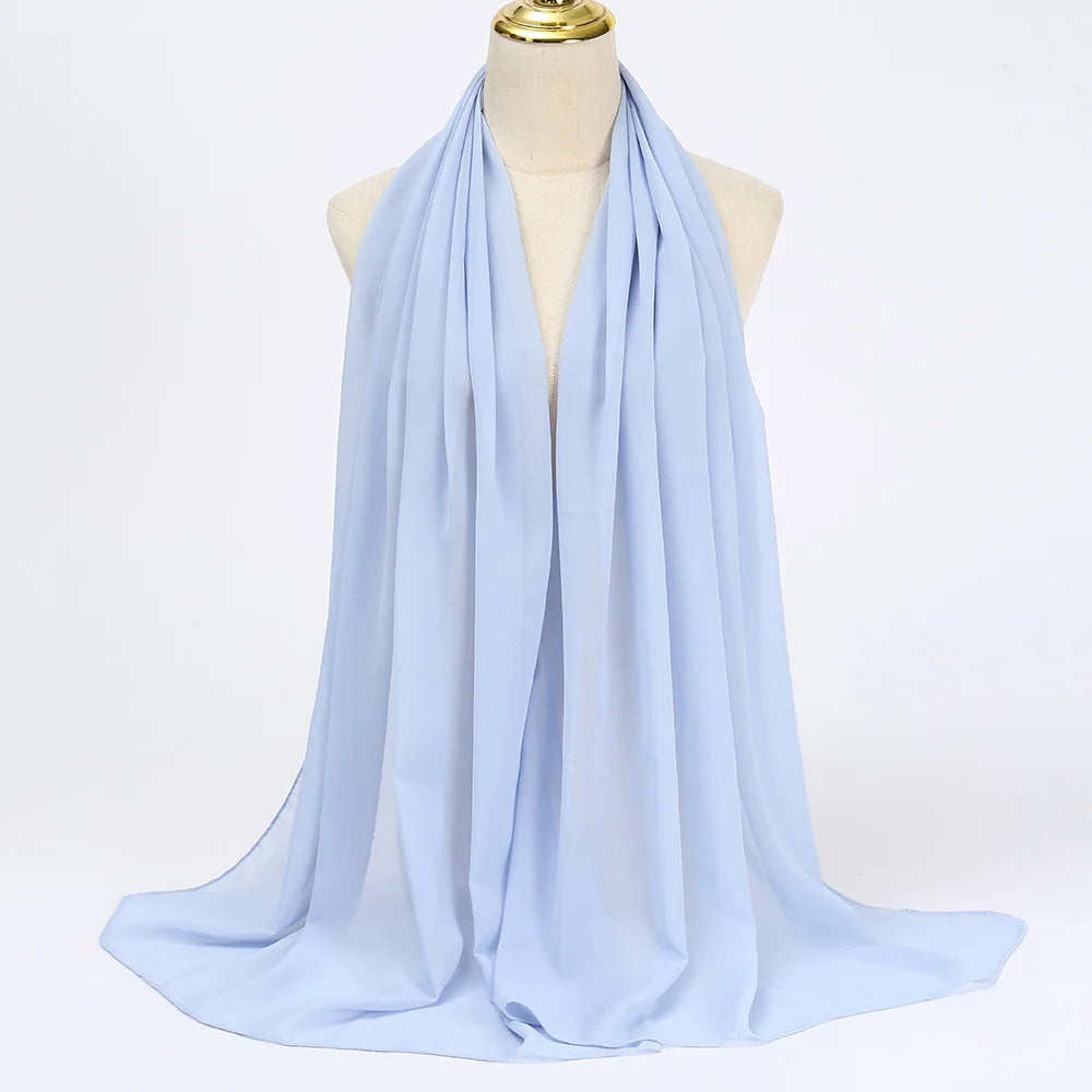 Muslim Chiffon Hijab Scarf Women