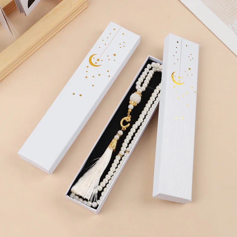 Glass Tasbih Prayer Beads Set
