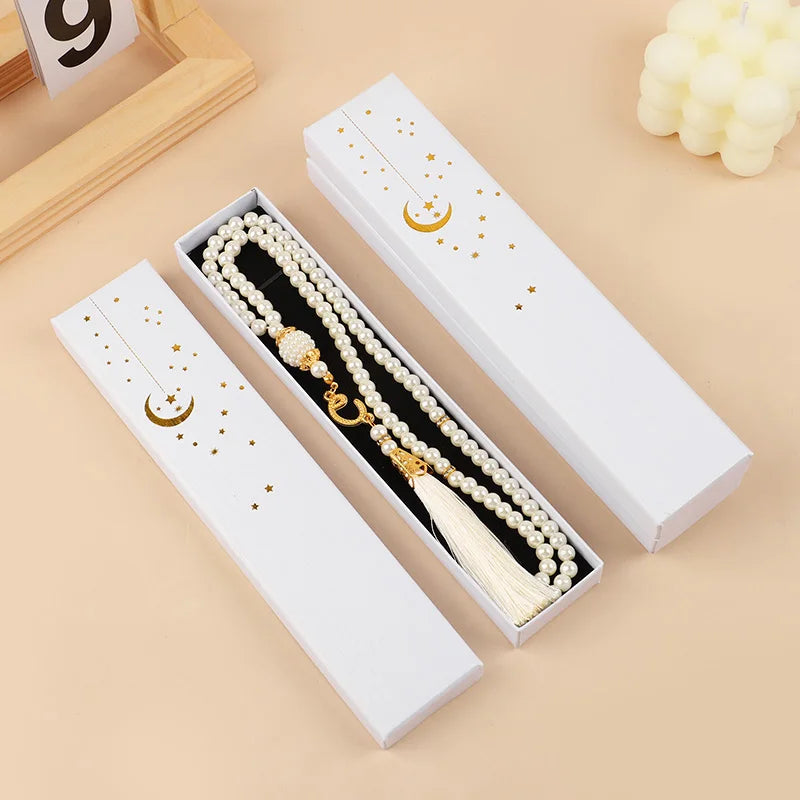 Glass Tasbih Prayer Beads Set