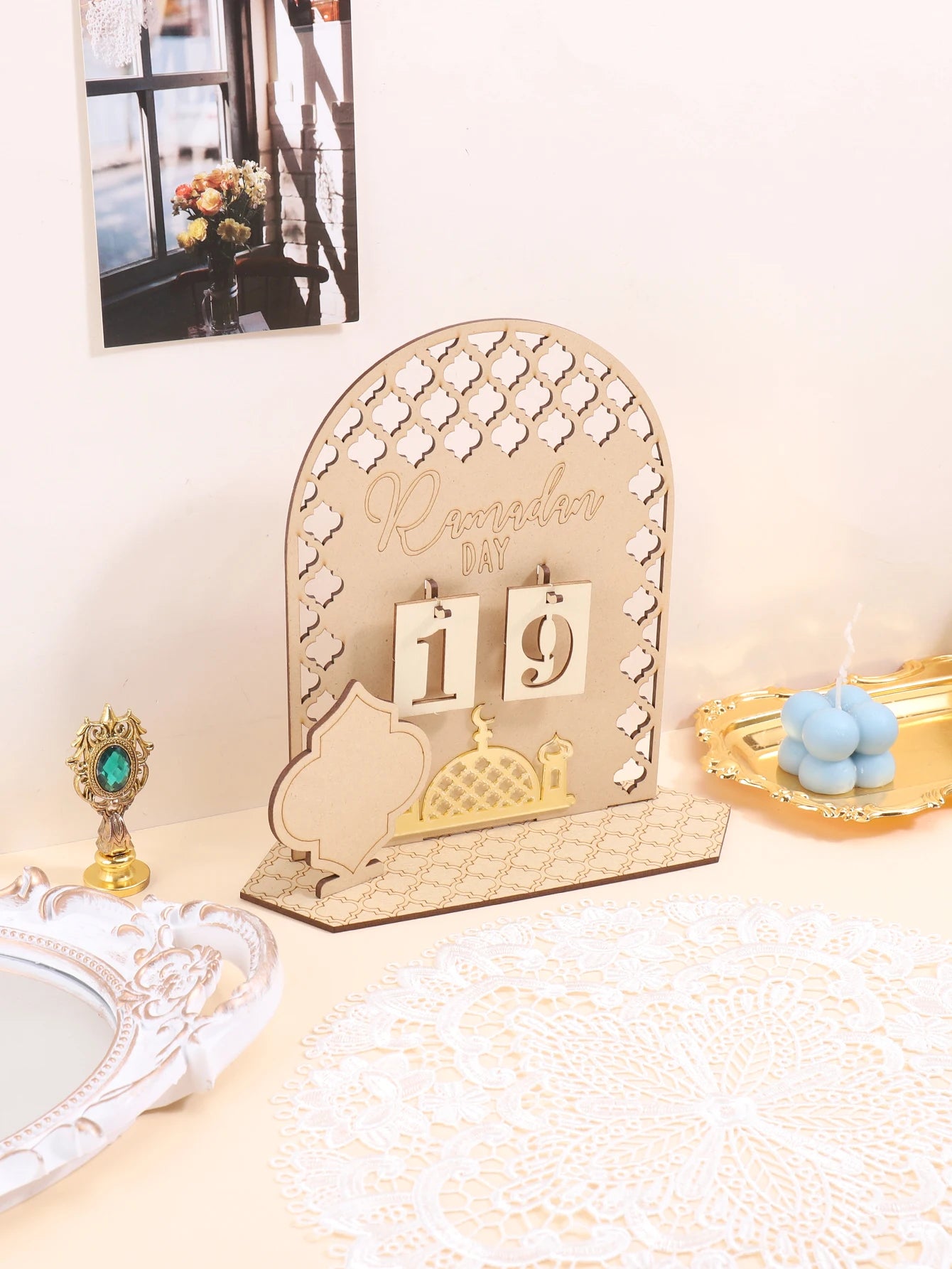 Ramadan Wooden Countdown Calendar