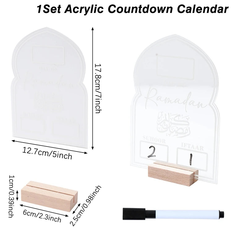 Ramadan Countdown Calendar Ornament