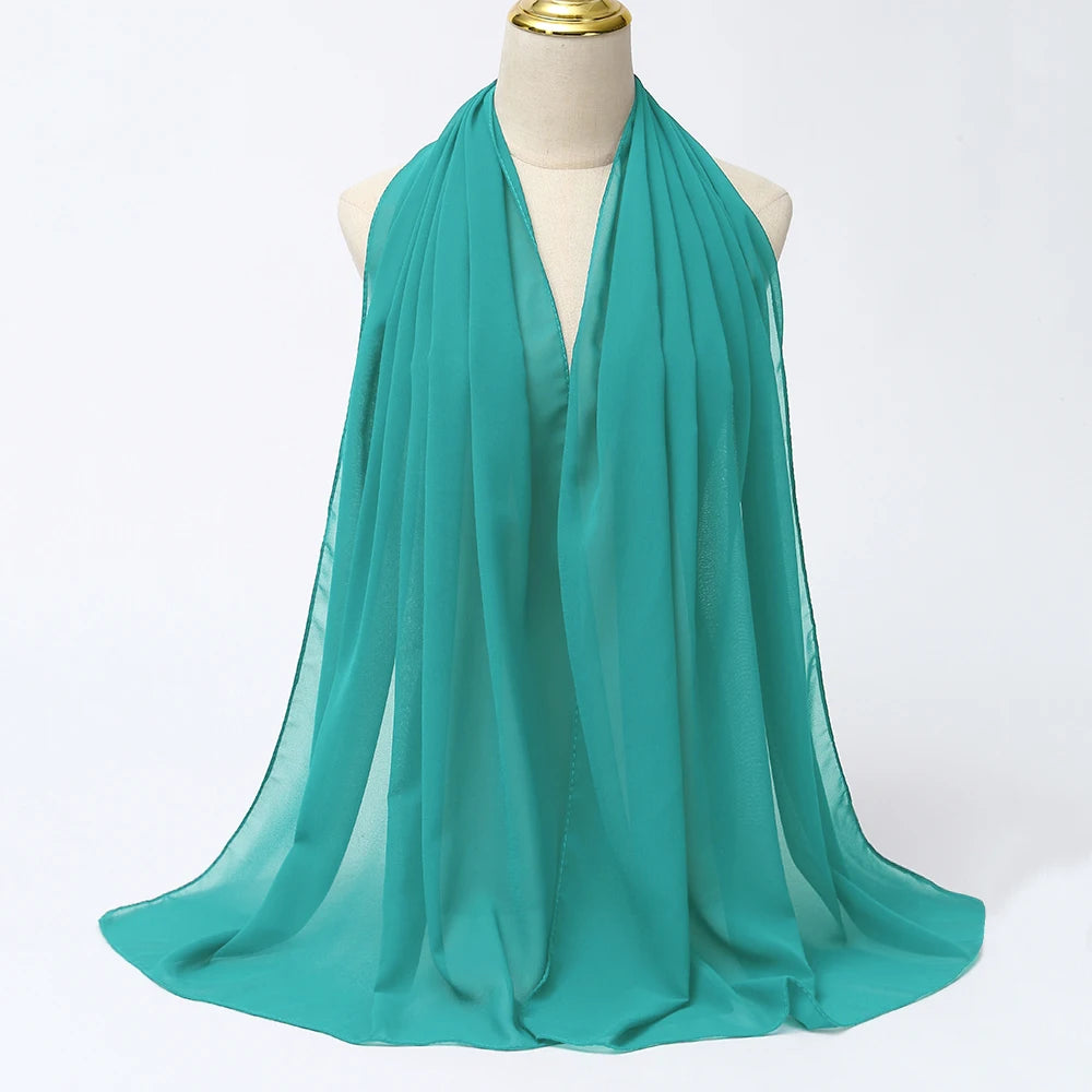 Muslim Chiffon Hijab Scarf Women