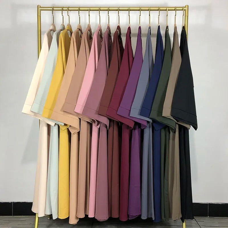 Plain Nida Abaya with Belt