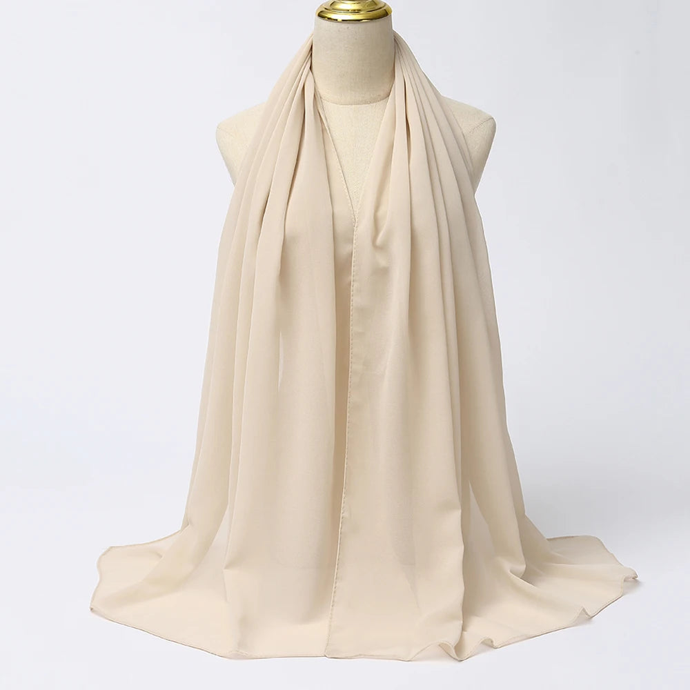 Muslim Chiffon Hijab Scarf Women