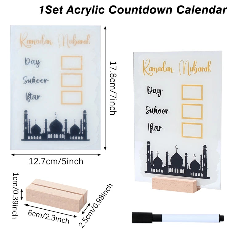 Ramadan Countdown Calendar Ornament