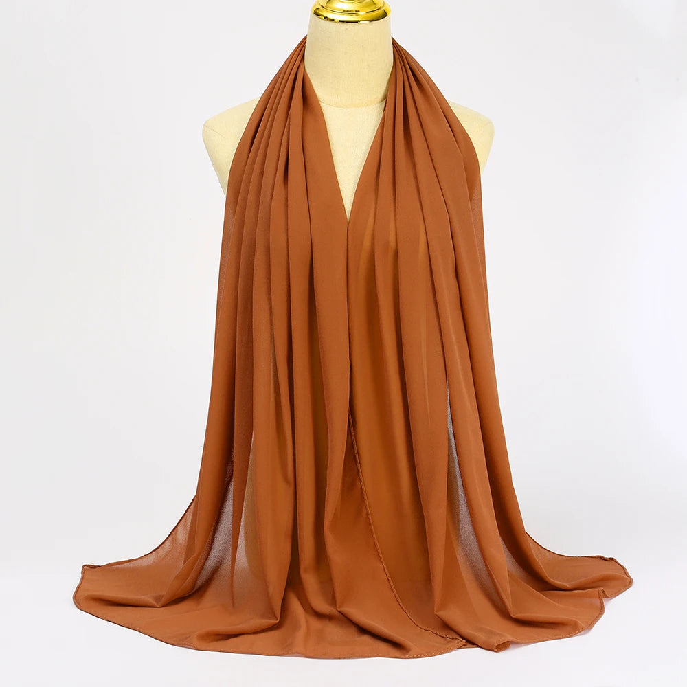 Muslim Chiffon Hijab Scarf Women