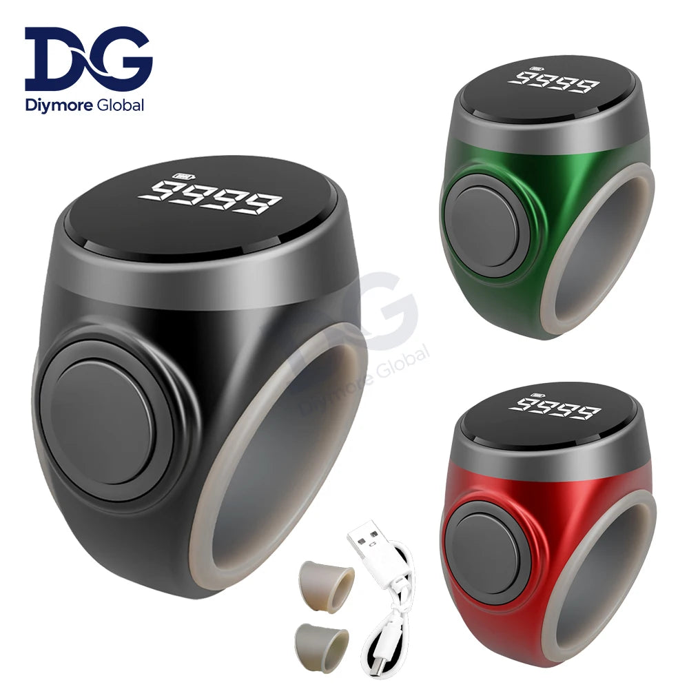Digital Tasbih Counter Ring