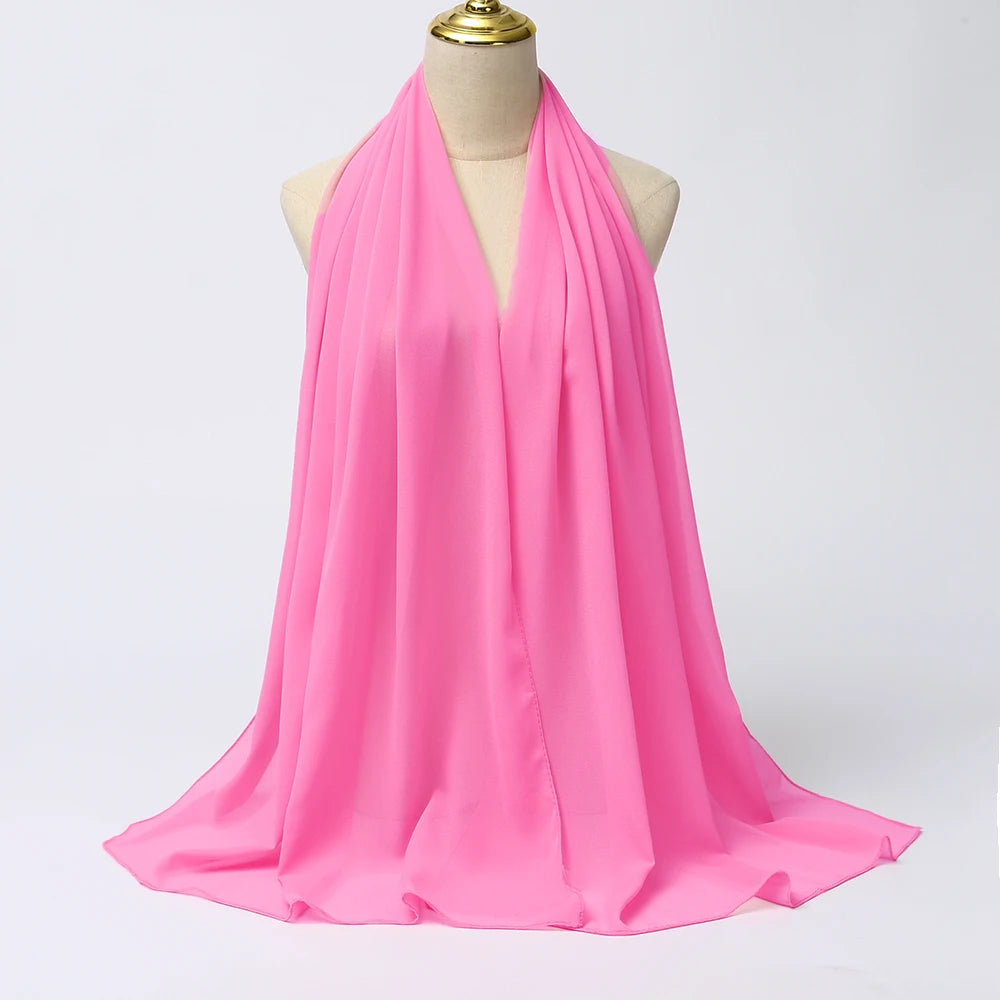 Muslim Chiffon Hijab Scarf Women